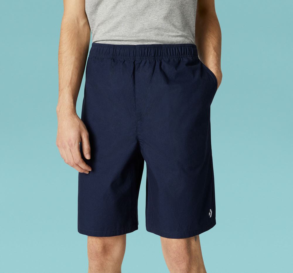 Shorts Converse Cotton Woven Volley Homem Obsidiana 185379PHY
